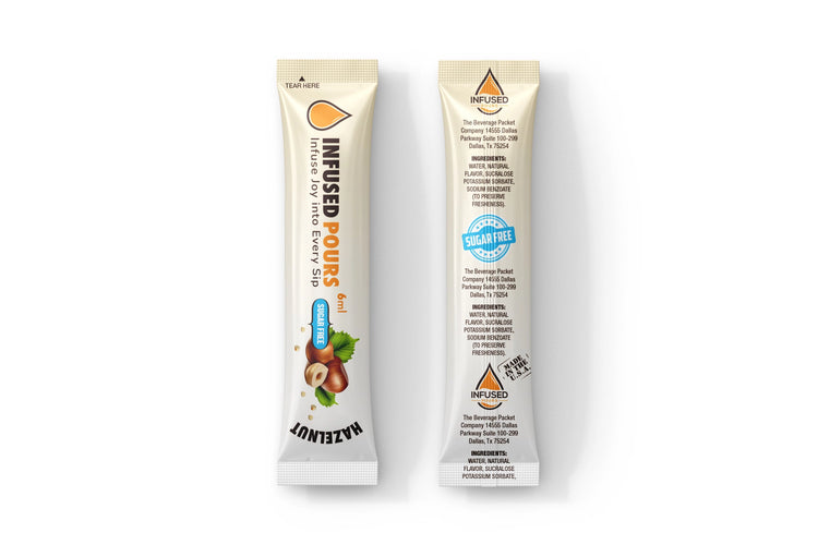 Sugar Free Variety Pack Syrup Packets: Caramel, Vanilla, Hazelnut