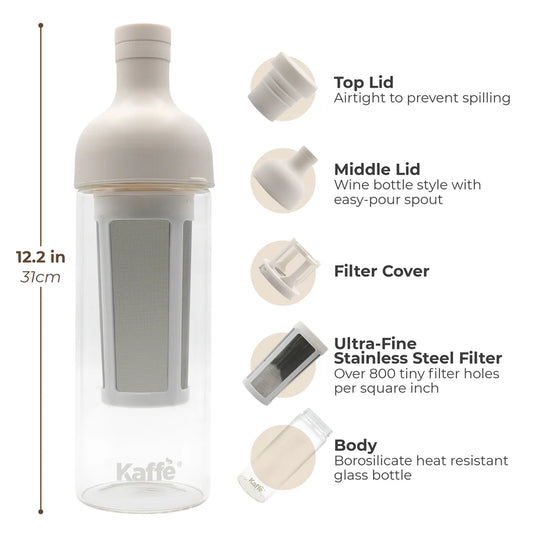 Kaffe - Cold Brew Coffee Maker Bottle - 1L